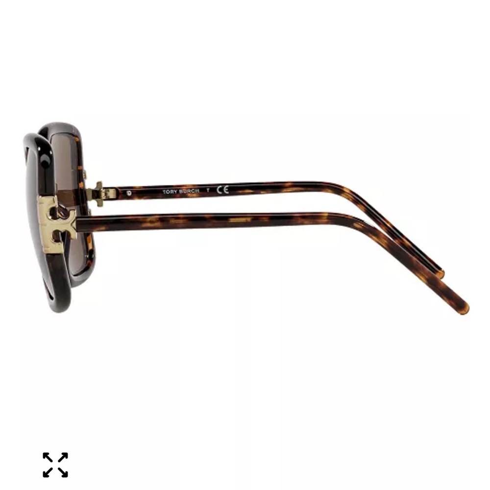 Tory Burch Tortoise Shell Square Sunglasses - image 7